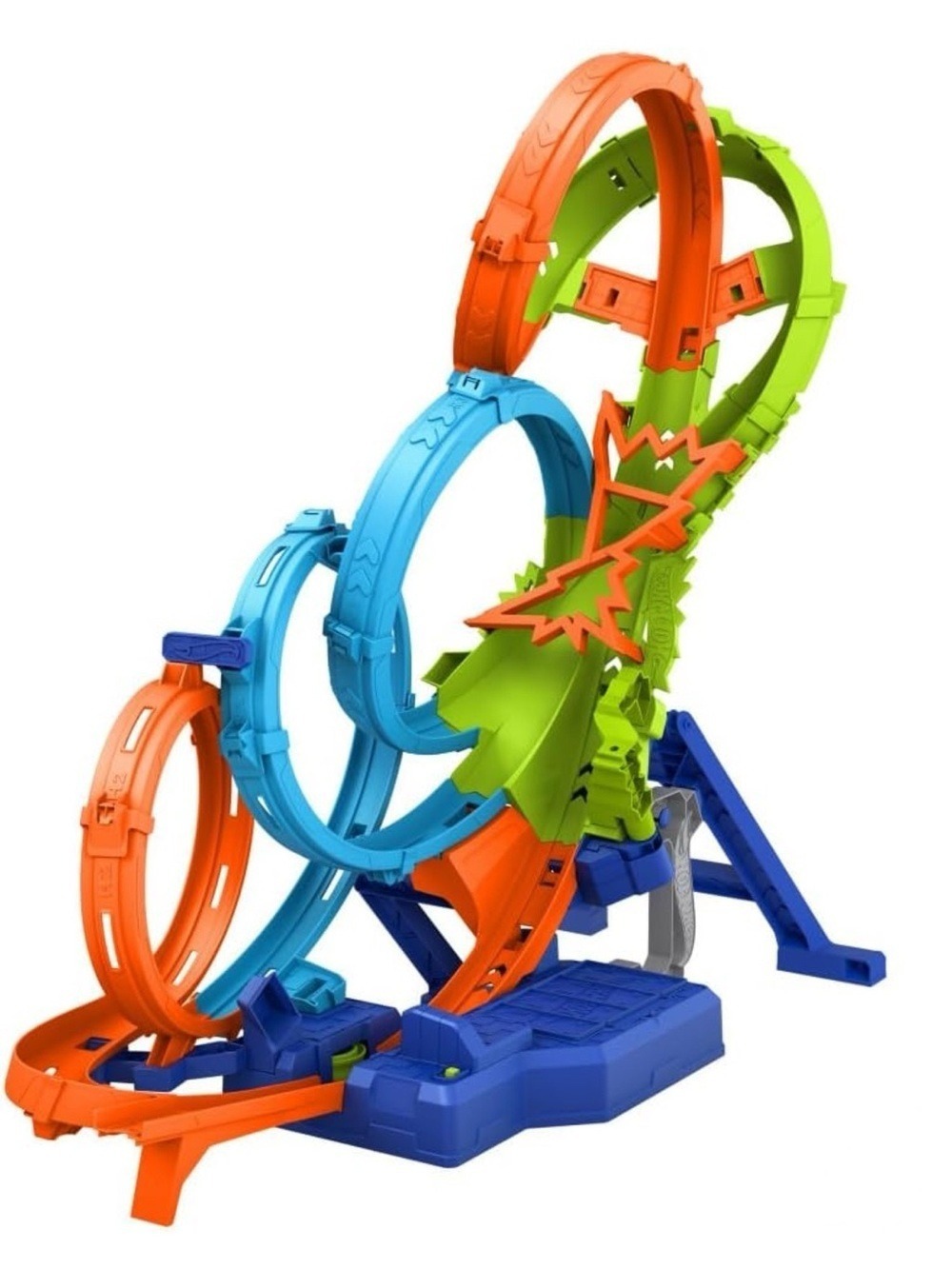 Hot Wheels Action 4 Loopings Crash Out Track Set Foldable Instructions